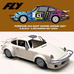 Fly Car Model FLYA2054 Porsche 934 2021 Safari Rally Ken Block 1:32 Slot Car