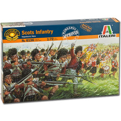 ITALERI Scots Infantry Napoleonic Wars 6136 1:72 Figures Model Kit