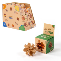 Are You Clever? Classic Wooden Puzzle Game from Recent Toys RT5122