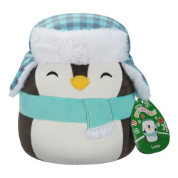 Squishmallows Luna the Penguin w/Hat & Scarf 7.5" Plush Soft Toy Christmas 2024