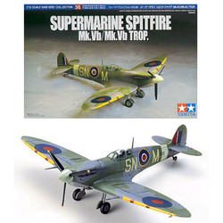 TAMIYA 60756 Supermarine Spitfire Mk.Vb/Mk.Vb Trop. 1:72 Aircraft Model Kit