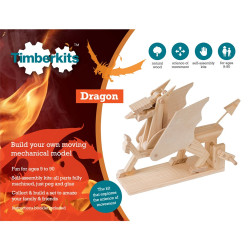 Timberkits Dragon Wooden Mechanical Model Kit