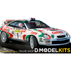 DM Models 003 Toyota Celica GT-Four S205 Rally Montecarlo 1995 1:24 Model Kit