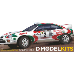 DM Models 004 Toyota Celica GT-Four S205 Rally Portugal 1995 1:24 Model Kit