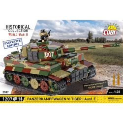 COBI 2587 PzKpfw VI Tiger I Ausf. E 1:28 Brick Model 1207pcs