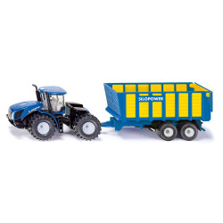 Siku 1947 New Holland T9.560 w/Silage Trailer 1:50 Toy Tractor