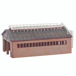 Scenecraft 42-017R Modern Servicing Depot Red