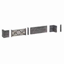 Scenecraft 44-0538 Slate Walling and Gate