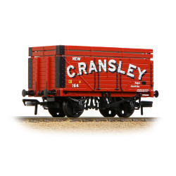 Bachmann Branchline 37-179A 7 Plank Wagon with Coke Rails 'New C. Ransley' Red