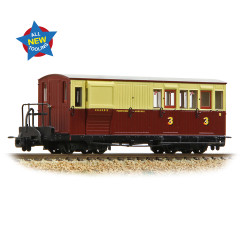 Graham Farish 394-085 Ffestiniog Railway Brake Third No. 8 Crimson & Cream