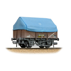 Bachmann Branchline 33-085C 5 Plank China Clay Wagon BR Bauxite TOPS w/Hood [W]
