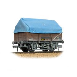 Bachmann Branchline 33-085D 5 Plank China Clay Wagon BR Bauxite TOPS w/Hood [W]