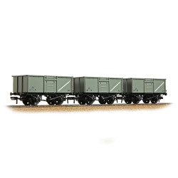 Bachmann Branchline 37-265 BR 16T Steel Mineral 3-Wagon Pack BR Grey Early [WL]