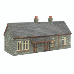 Scenecraft 44-0194B Narrow Gauge (OO9) Station Cottages Brown