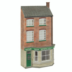 Scenecraft 44-0221G Low Relief Dispensing Chemist Green