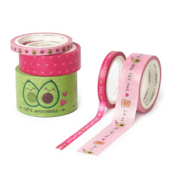Legami Tape By Tape - Avocado - Sticky Tape 5m Rolls