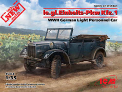 ICM Einheits-Pkw Kfz.1 WWII German Car 1:35 Military Vehicle Model Kit 35581