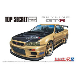 Aoshima 05984 Top Secret BNR34 Nissan Skyline GT-R '02  1:24 Model Kit