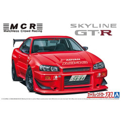 Aoshima 06351 MCR BNR34 Nissan Skyline GT-R '02 1:24 Model Kit