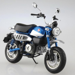Aoshima 10957 Honda Monkey 125 Pearl Glittering Blue 1:12 Bike Model