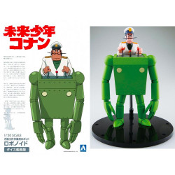 Aoshima 05505 Future Boy Conan Robonoid Dyce Version 1:20 Model Kit