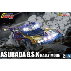 Aoshima 05605 Asurada G.S.X Rally Mode Cyber Formula No.21 1:24 Model Kit