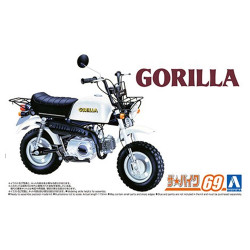 Aoshima 06343 Honda Gorilla '78 Bike No.69 1:12 Model Kit