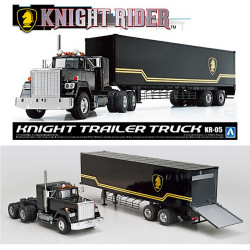 Aoshima 06379 Knight Truck & Trailer KR-05 1:28 Model Kit