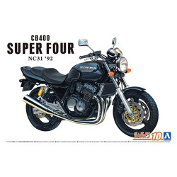 Aoshima 06384 Honda NC31 CB400 Super Four '92 Bike No.10 1:12 Model Kit