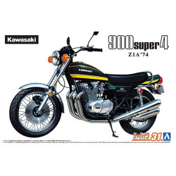 Aoshima 06341 Kawasaki Z1A 900 Super 4 '74 Bike No.31 1:12 Bike Model Kit