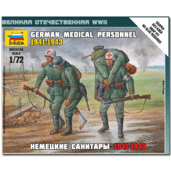 ZVEZDA 6143 German Medical Personnel 1941-3 Model Kit 1:72