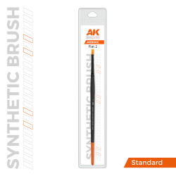 AK Interactive AKB002 Synthetic Paint Brush - Flat 2