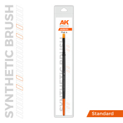 AK Interactive AKB003 Synthetic Paint Brush - Flat 4