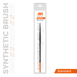 AK Interactive AKB005 Synthetic Paint Brush - Round 3/0