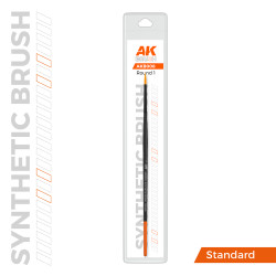AK Interactive AKB008 Synthetic Paint Brush - Round 1