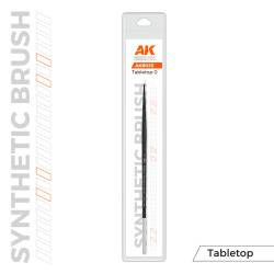 AK Interactive AKB020 Synthetic Tabletop Paint Brush - 0