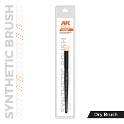 AK Interactive AKB024 Synthetic Dry Paint Brush - M