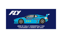 Fly Car Model M1 Rally Vorderplatz 1982 Fritzinger/Wunsch SW FLYA2044SP 1:32