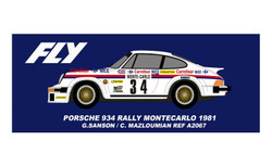 Fly Car Model P934 Rally Montecarlo 1981 Sanson/Mazloumian SW FLYA2067SP 1:32