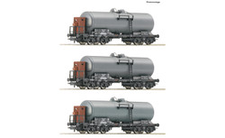 Roco DRG Bogie Tank Wagon Set (3) II RC6600062 HO Gauge