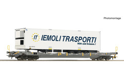 Roco Hupac Sdgnss T5 Pocket Wagon w/Iemoli Trailer Load VI RC6600066 HO Gauge