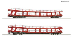 Roco OBB DDm Car Transporter Set (2) VI RC6600105 HO Gauge