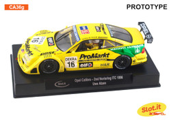 Slot It Opel Calibra V6 No.16 2nd Norisring ITC 1996 Uwe Alzen SICA36G 1:32