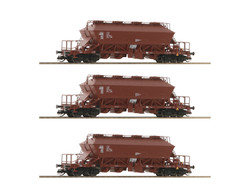 Roco DR Uaoos-y Potash Hopper Wagon Set (3) IV RC6680018 TT Gauge