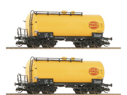 Roco DRG ZZw Minol Bogie Tank Wagon Set (2) IV RC6680019 TT Gauge