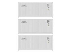Walthers 20' Corrugated Container Set (3) Gateway WH949-18051 HO Gauge