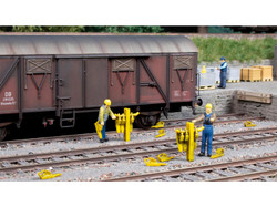 Noch Wheel Blocks 3D Mini Set 2+8pcs (Pre-Built) N13606 HO Gauge