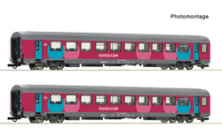Roco SNCF Ouigo Corail Coach Set (2) VI RC6200024 HO Gauge