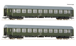 Roco PKP Bwxd 2nd Class Coach Set (2) IV RC6200102 HO Gauge