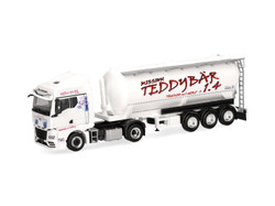 Herpa MAN TGX GM Silo Container Semitrailer Teddybar 1.4 HA318754 HO Gauge